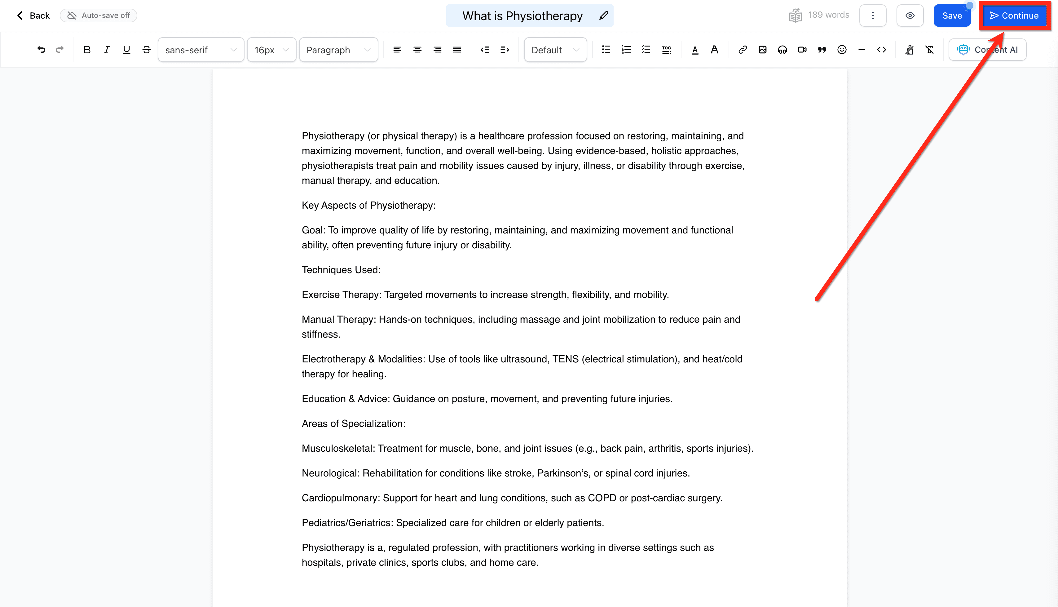 Schermata 5 — Guida introduttiva ai Blog e ai Post del Blog