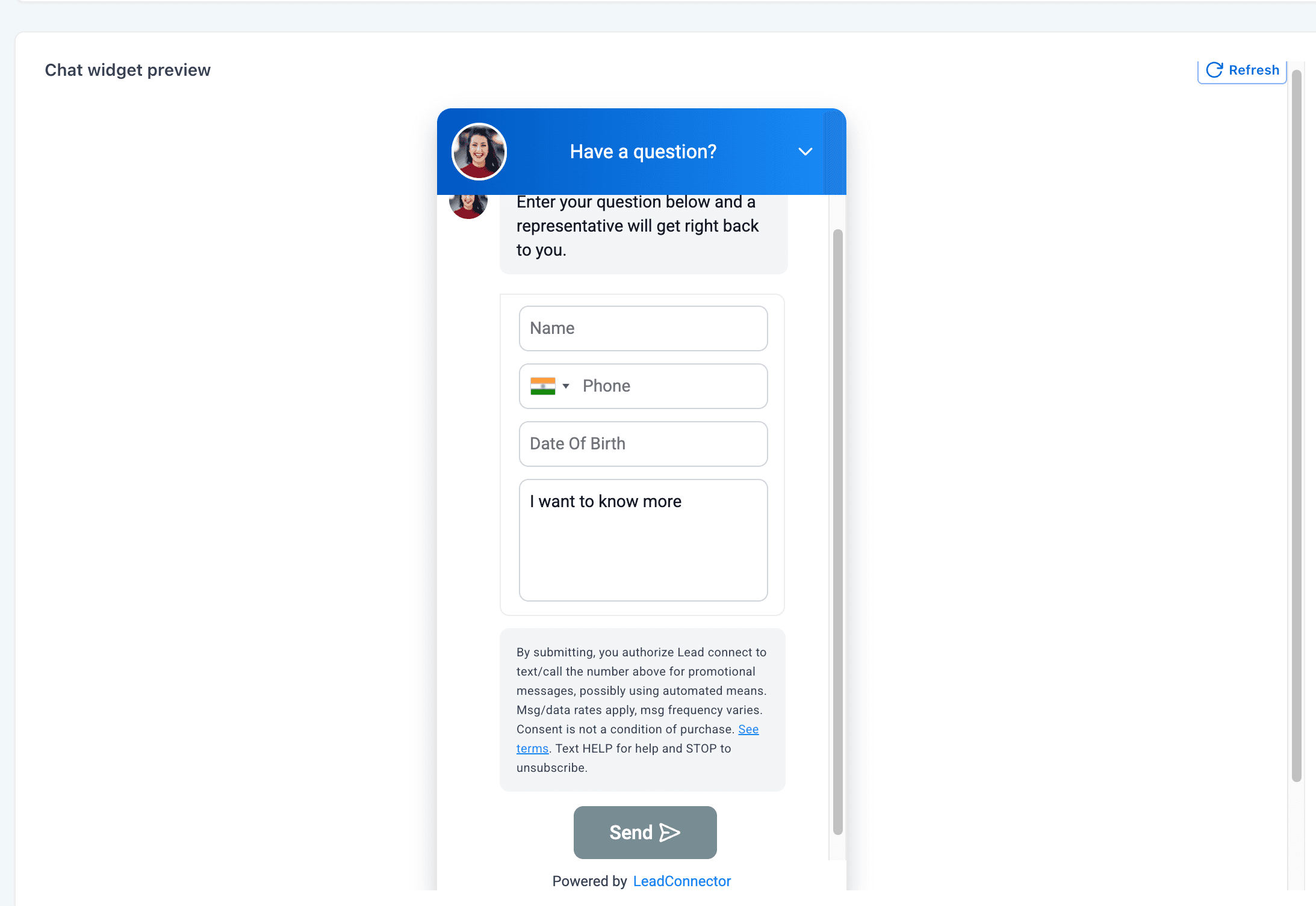 Schermata 12 — Flusso di Registrazione Campaign A2P Pre-Configurata (Widget-First)