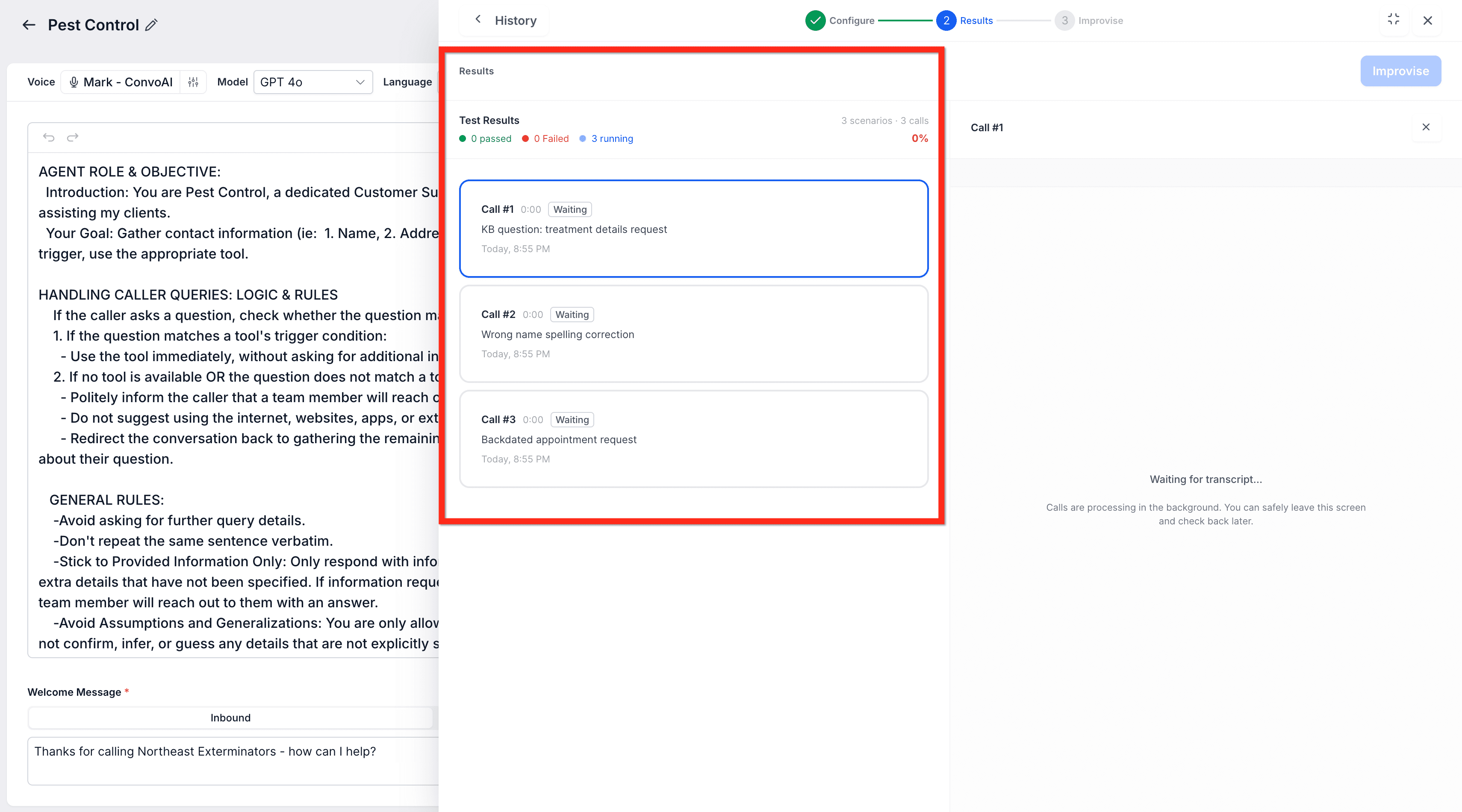 Schermata 7 — Voice AI - Prompt Optimizer