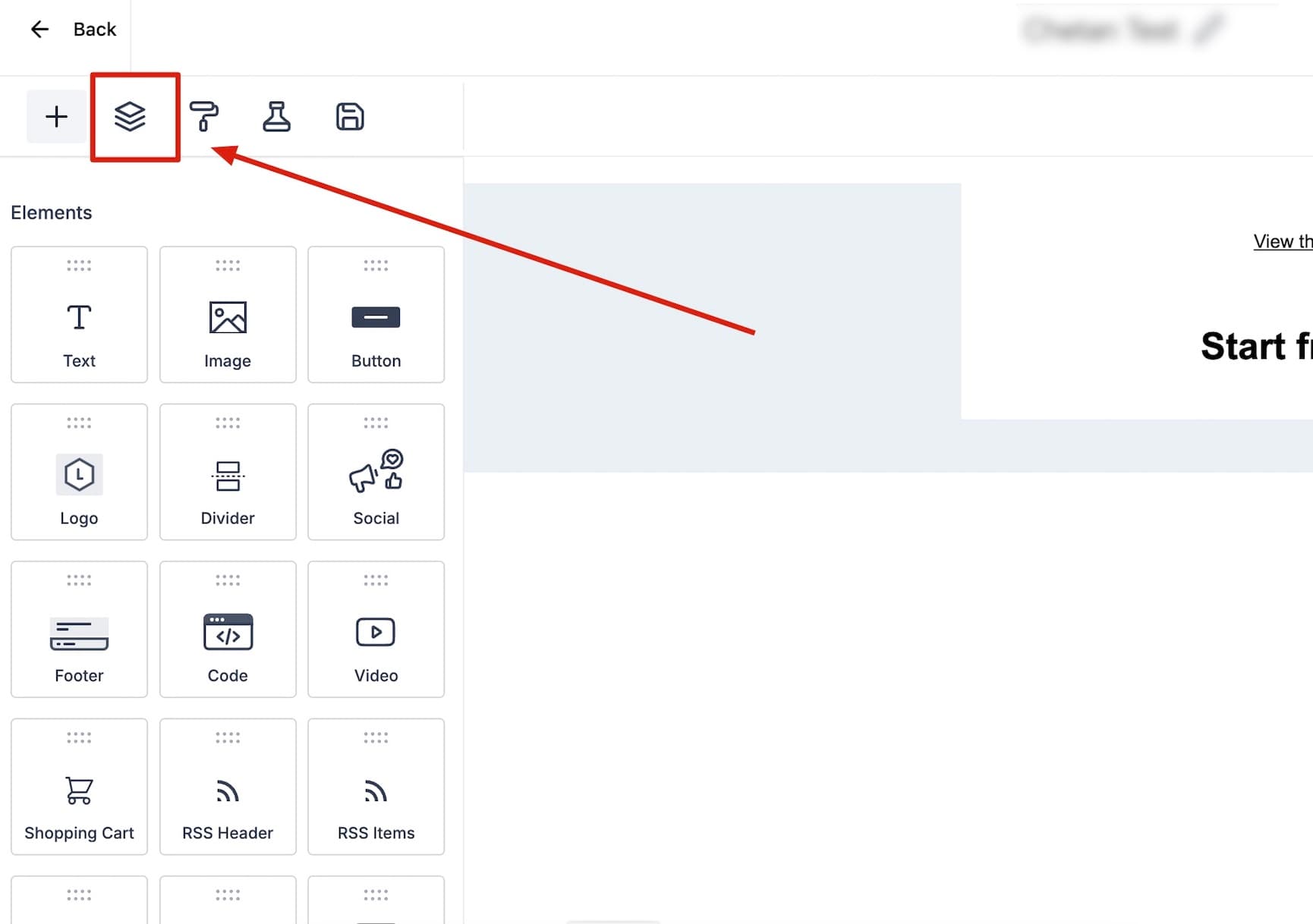 Schermata 6 — Come usare l'Email Builder e il suo Editor Inline