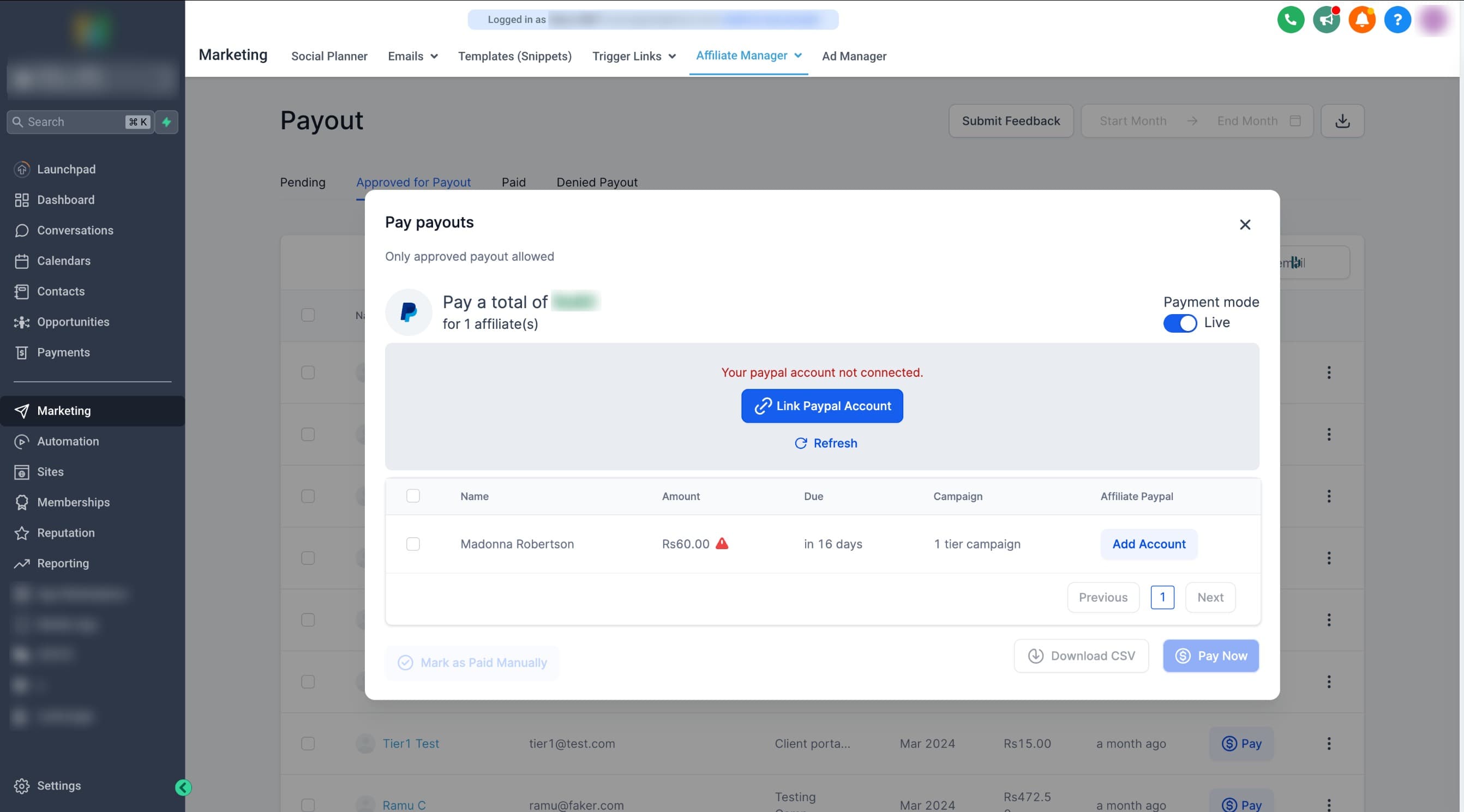 Schermata 1 — Come Configurare e Pagare gli Affiliati con i Pagamenti Automatici PayPal