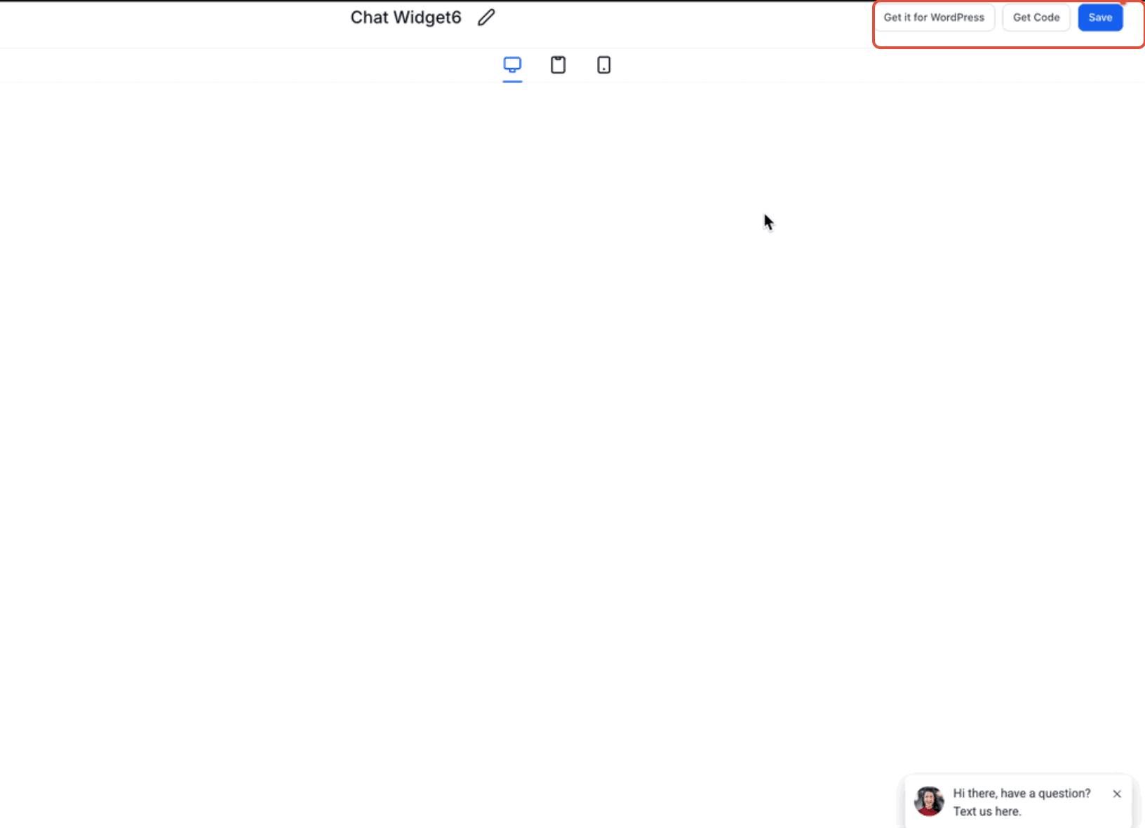 Schermata 3 — Web Chat nelle Conversazioni