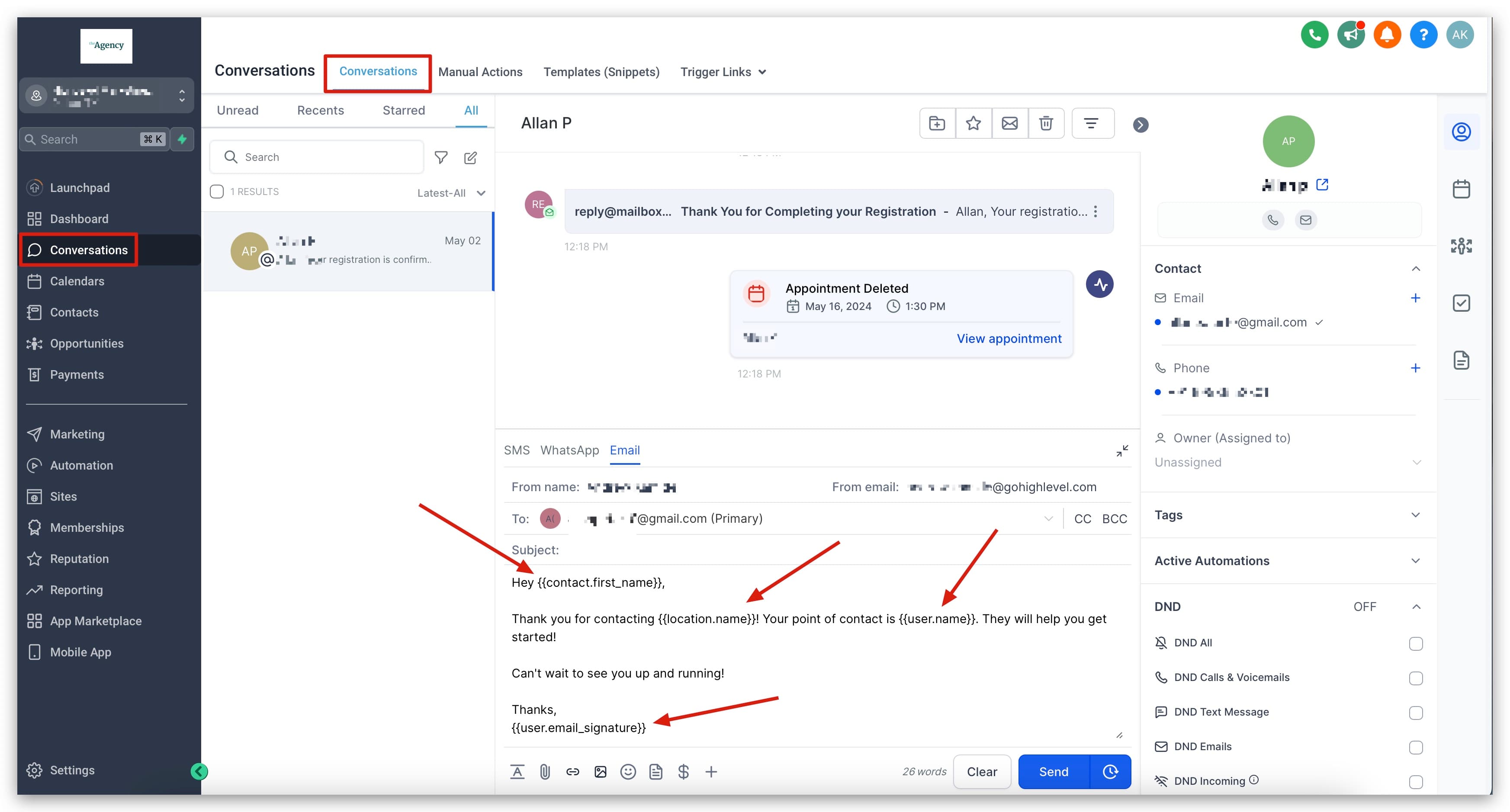 Schermata 4 — Come usare i Custom Values