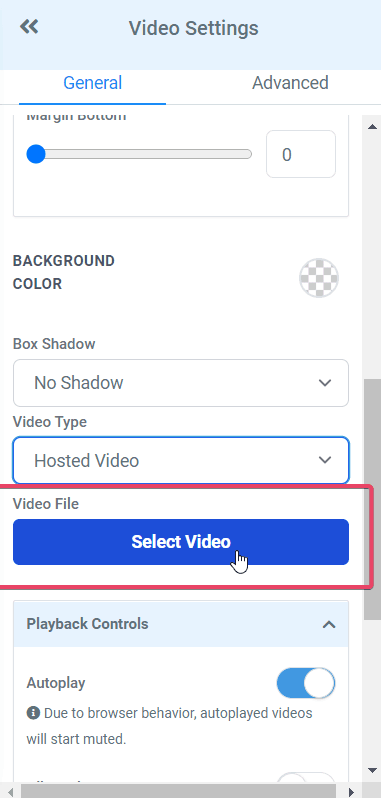 Schermata 3 — Video Player Ospitato per i Funnel
