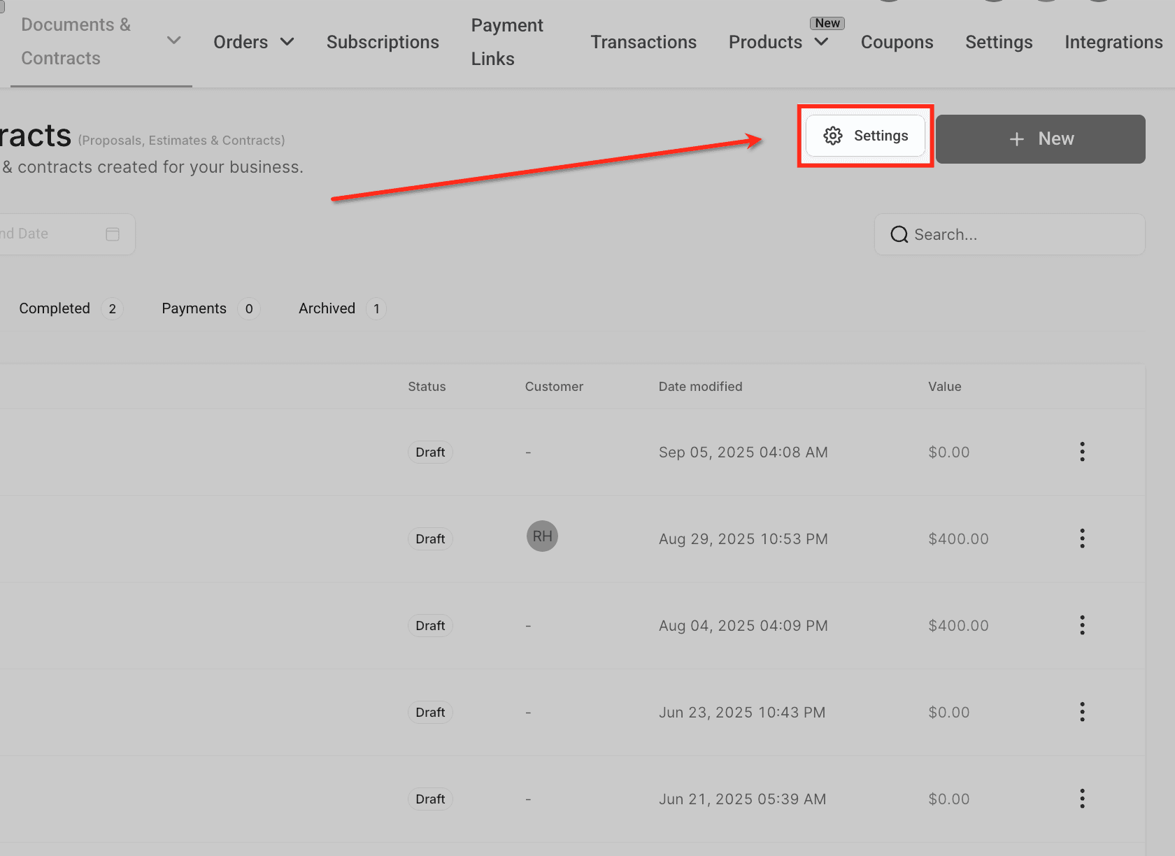 Schermata 2 — Inviare Documenti e Contratti HITLEAD via SMS