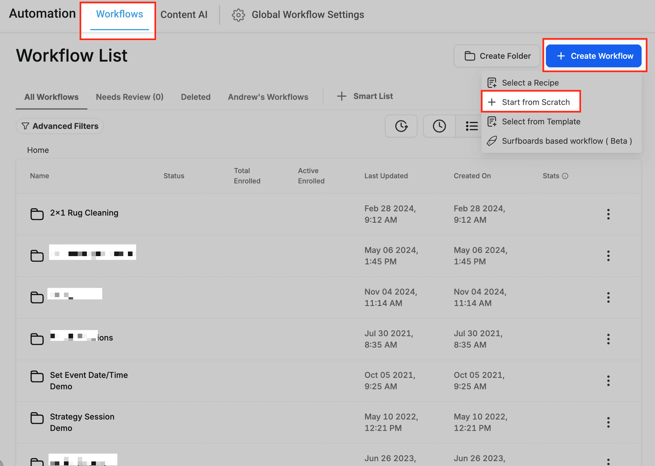 Schermata 1 — Azione Workflow - Invia SMS
