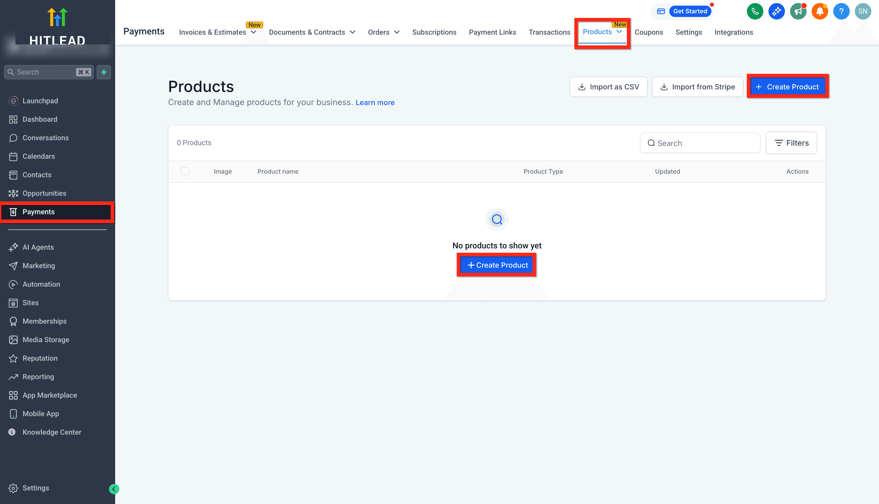 Schermata 1 — Getting Started - Crea e Vendi Prodotti